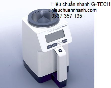 Hiệu chuẩn cân sấy ẩm/Moisture Tester KETT PM-410- DV Hiệu chuẩn nhanh G-TECH