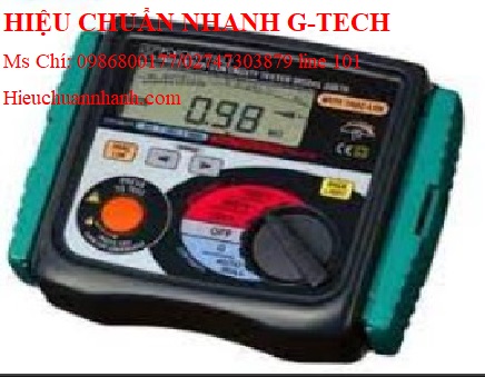 Hiệu chuẩn đồng hồ đo điện trở cách điện, (Mêgôm mét), KYORITSU 3124A (10kV/100GΩ).Hiệu chuẩn nhanh G-tech