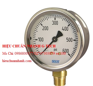 Hiệu chuẩn đồng hồ đo áp suất Wika 213.53 (-1 to 0 kg/cm²(mmHg),dial 63). Hiệu chuẩn nhanh G-tech