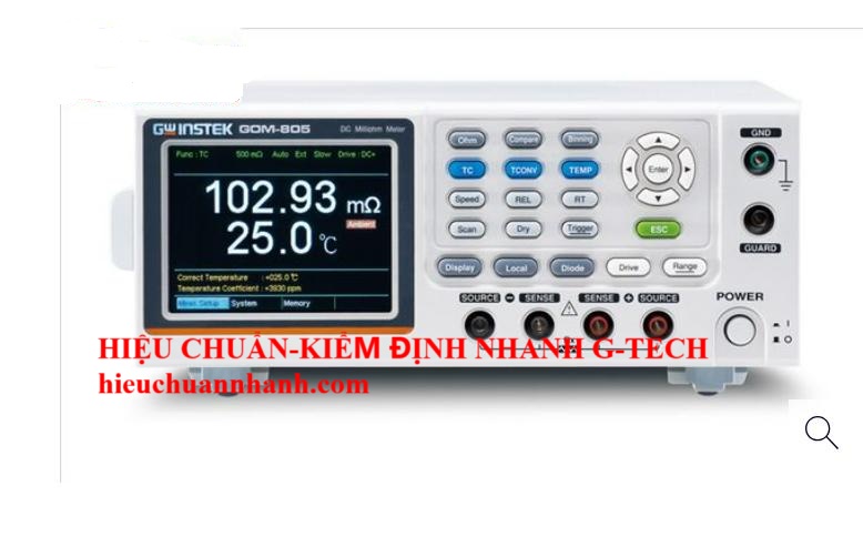 Đồng hồ đo milliohm GW INSTEK GOM-804
