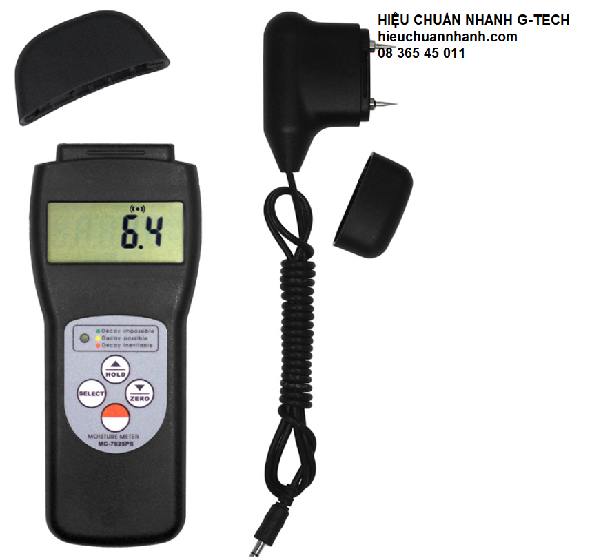 Hiệu chuẩn máy đo độ ẩm/ Moisture Meter LANDTEK MC-7825PS- Hiệu chuẩn nhanh