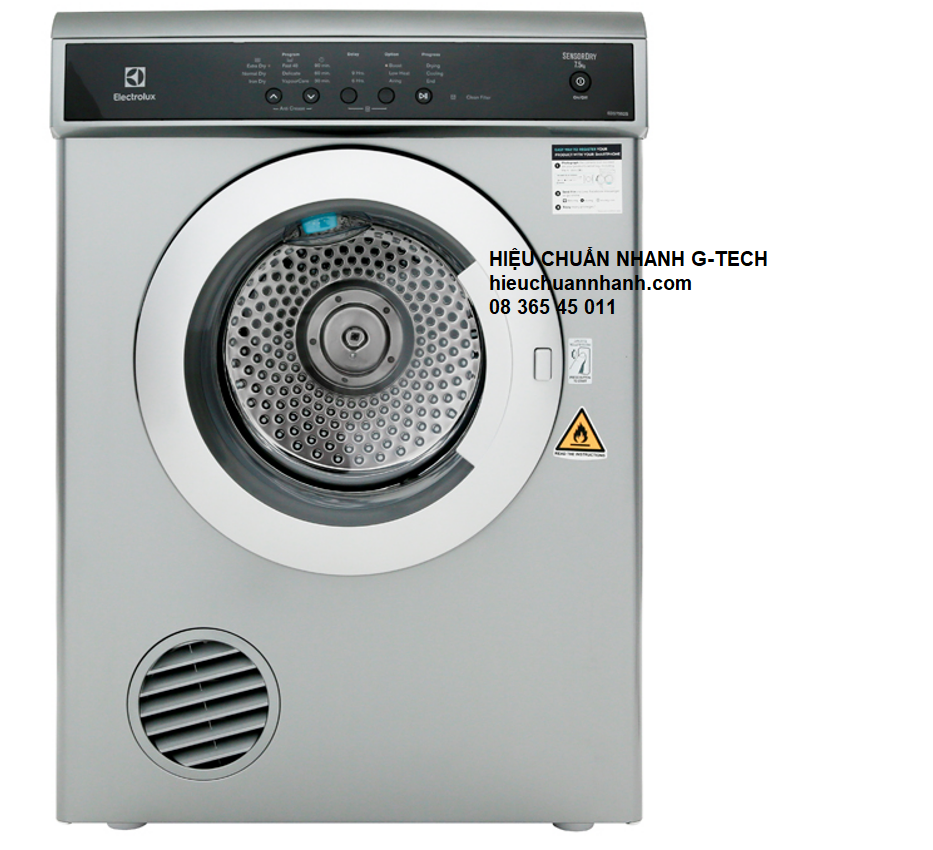 Hiệu chuẩn máy sấy/ Tumber Dry ELECTROLUX EDS7552S- Hiệu chuẩn nhanh