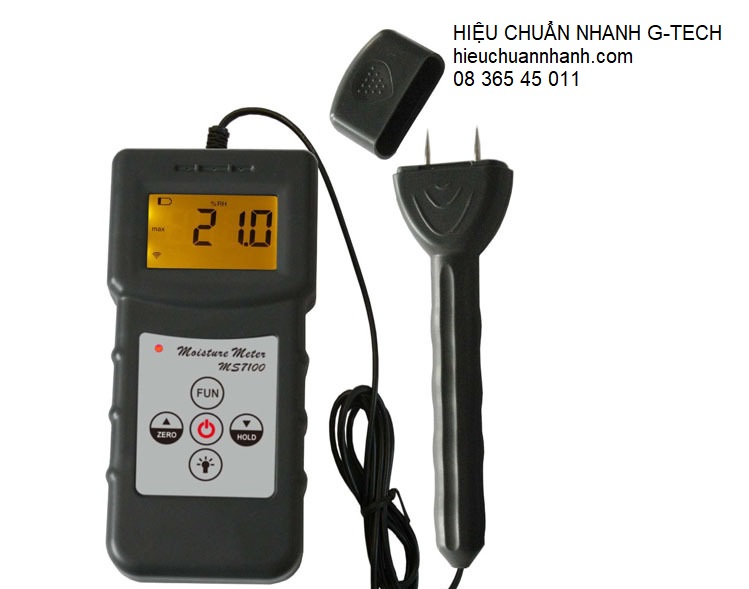 Hiệu chuẩn thiết bị đo độ ẩm vải/ Cotton Moisture Meter TAIWAN MS7100C- DV Hiệu chuẩn nhanh