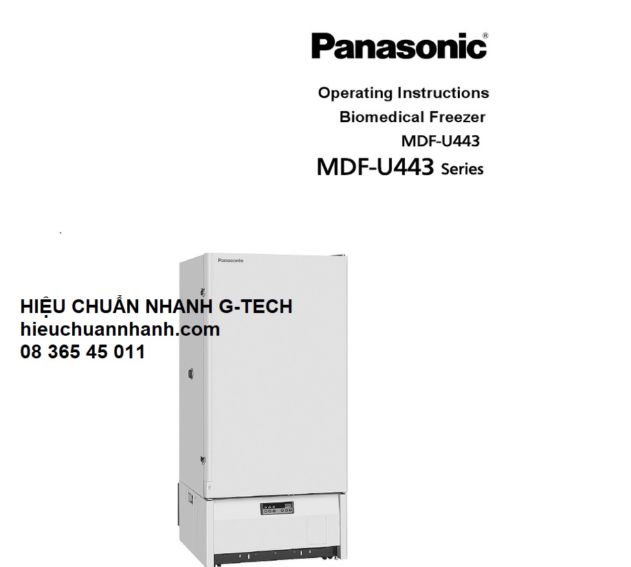 Hiệu chuẩn tủ âm sâu PANASONIC MDF-U443-PB/ Biomedical Freezer
