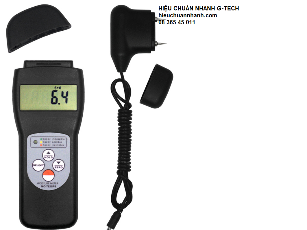 Hiệu chuẩn máy đo độ ẩm/ Moisture Meter LANDTEK MC-7825PS- Hiệu chuẩn nhanh