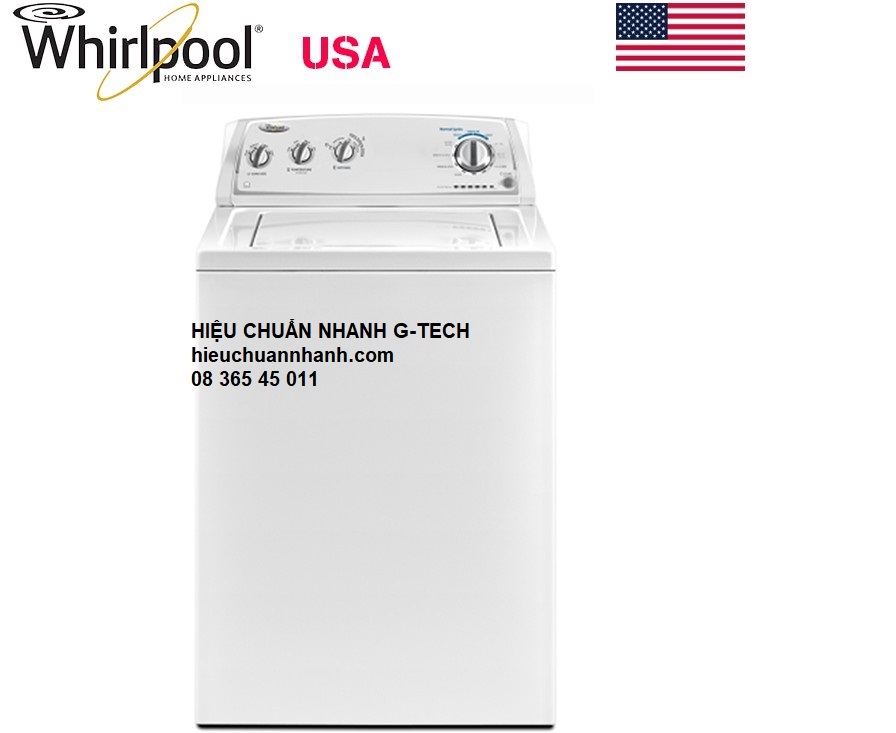 Hiệu chuẩn máy giặt/ Washing Machine WHIRLPOOL 3LWTW4840YW1- Hiệu chuẩn nhanh