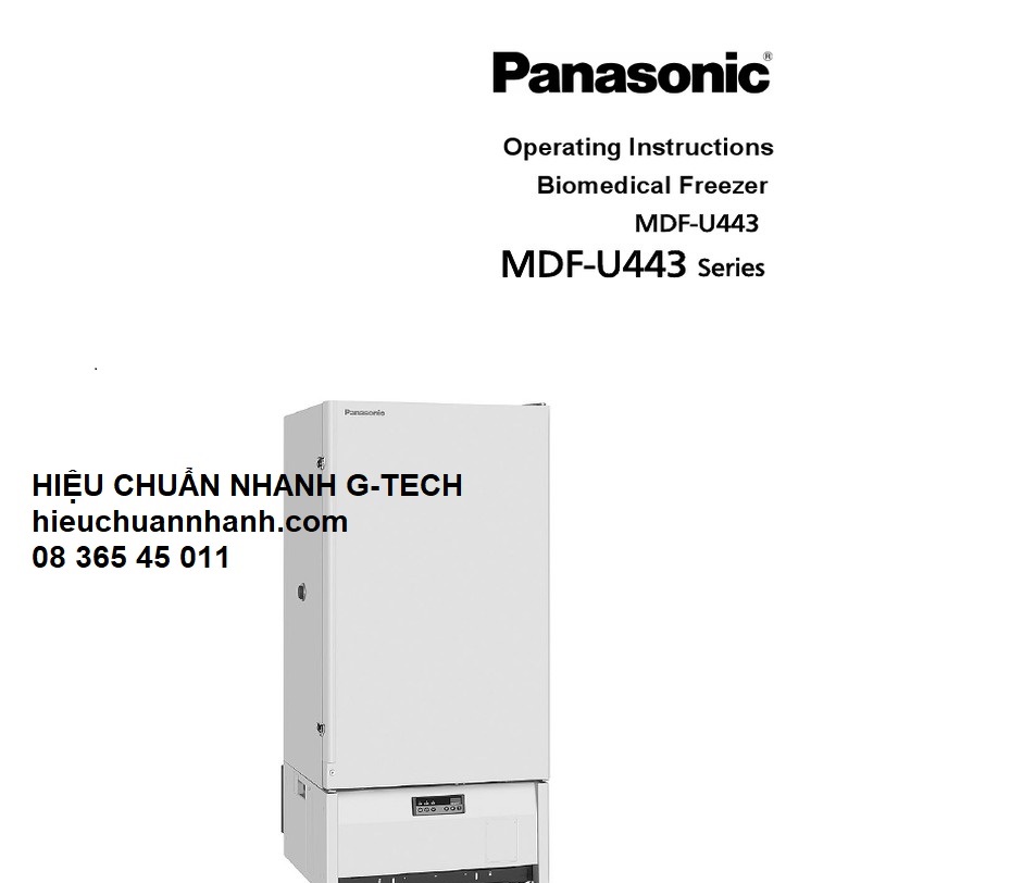 Hiệu chuẩn tủ âm sâu PANASONIC MDF-U443/ Biomedical Freezer