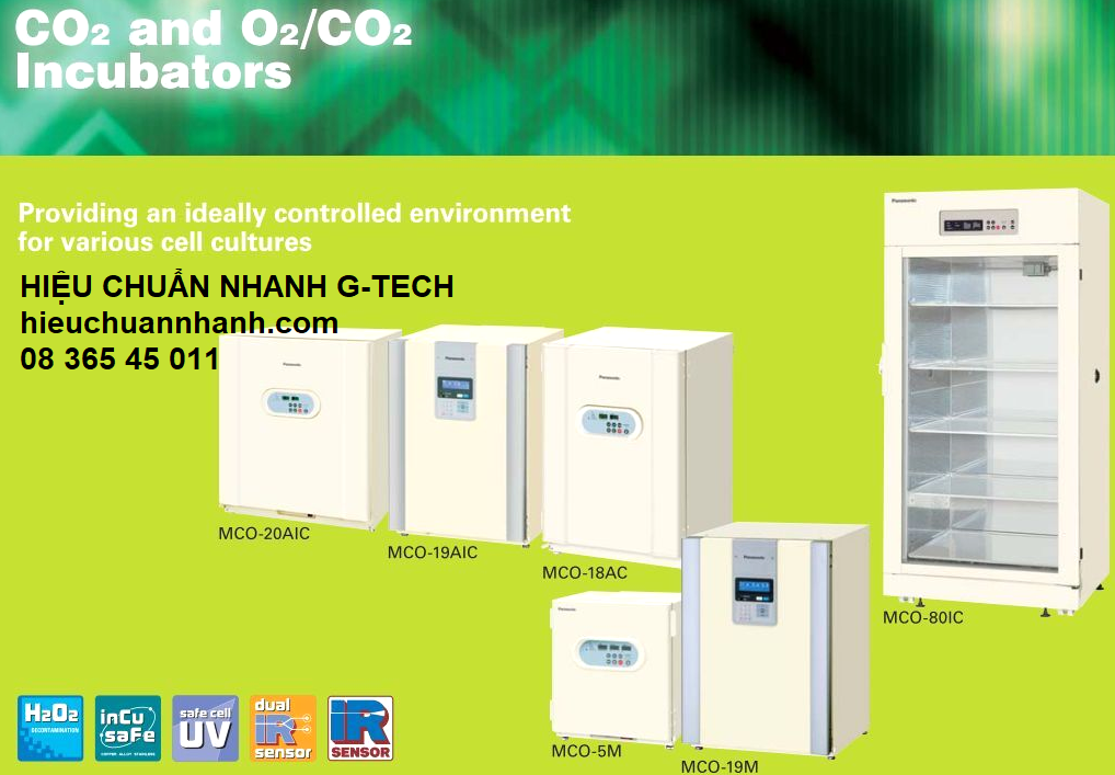 Hiệu chuẩn tủ ấm/ tủ CO2/ tủ ủ/ tủ vi sinh/ Incubator