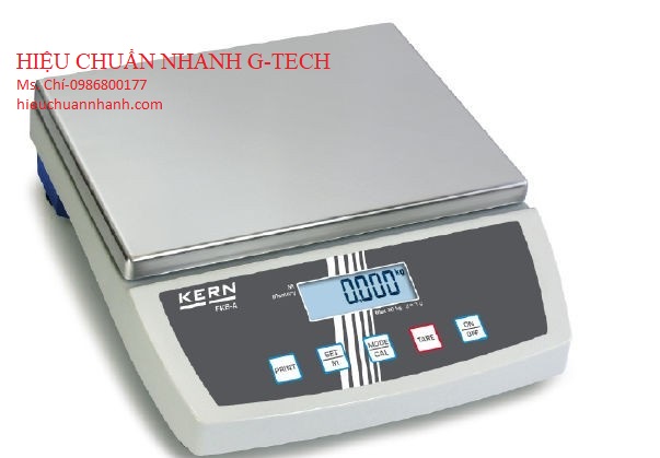 Hiệu chuẩn cân tính giá bán KERN RPB 30K5DHM (15/30kg, 5/10g).Hiệu chuẩn nhanh G-tech