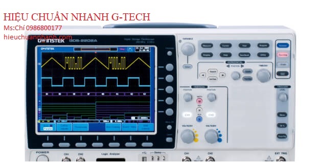  Hiệu chuẩn  máy hiện sóng số GWinstek GDS-2102E (100Mhz, 2 kênh, 1Gsa/s) GW INSTEK GDS-2102E.Hiệu chuẩn nhanh Gtech