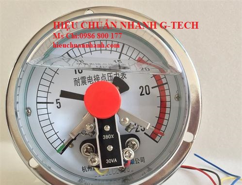 Hiệu chuẩn đồng hồ đo áp suất WIKA 213.53 (160 Bar(Psi),dial 63,back mount).Hiệu chuẩn nhanh G-tech