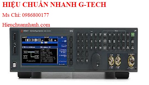   Hiệu chuẩn máy phát tín hiệu analog RF EXG KEYSIGHT N5171B (9kHz~6GHz).Hiệu chuẩn nhanh G-tech