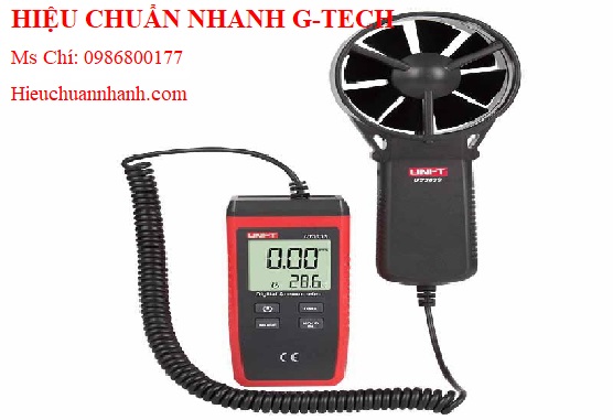 Hiệu chuẩn máy đo tốc độ gió, nhiệt độ UNI-T UT363S (0.4m/s~30m/s,-10°C~50°C).Hiệu chuẩn nhanh G-tech