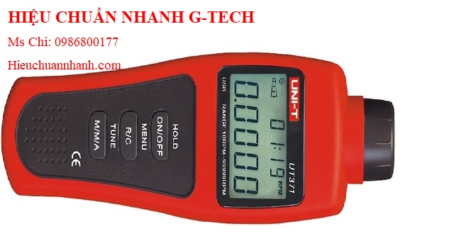 Hiệu chuẩn máy đo tốc độ vòng quay UNI-T UT371 (99999RPM).Hiệu chuẩn nhanh G-tech