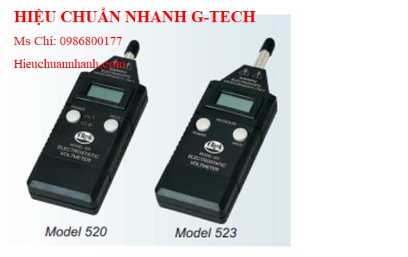  Hiệu chuẩn máy đo điện áp tính điện cầm tay TREK 520-1.Hiệu chuẩn nhanh G-tech