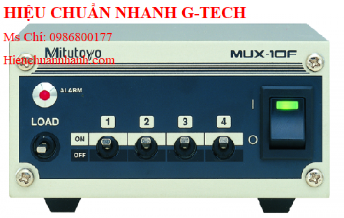 Hiệu chuẩn bộ truyền tín hiệu đồng hồ so MITUTOYO Mux-10F (4x Digimatic).Hiệu chuẩn nhanh G-tech