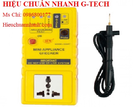 Hiệu chuẩn thiết bị kiểm tra đa năng ELCB/RCD/Wiring SEW DEL-101 (DUMBO).Hiệu chuẩn nhanh G-tech Hiệu chuẩn thiết bị kiểm tra đa năng ELCB/RCD/Wiring SEW DEL-101 (DUMBO).Hiệu chuẩn nhanh G-tech