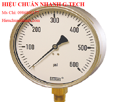 Hiệu chuẩn đồng hồ đo áp suất Wika 111.12 (6 kg/cm²(psi), dial 63).Hiệu chuẩn nhanh G-tech