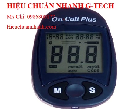 Hiệu chuẩn  máy đo đường huyết CEM BG-60 (20–600 mg/dL).Hiệu chuẩn nhanh G-tech