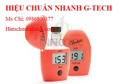   Hiệu chuẩn máy đo sắt HANNA HI721 (0.00 đến 5.00 ppm).Hiệu chuẩn nhanh G-tech