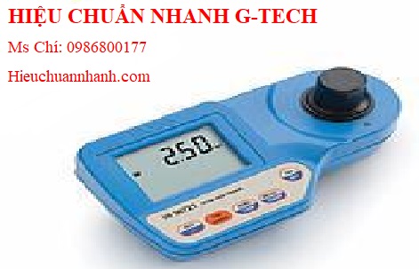 Hiệu chuẩn  máy đo sắt HANNA HI96721 (0.00 - 5.00 mg/L ).Hiệu chuẩn nhanh G-tech