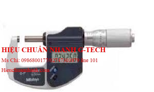 Hiệu chuẩn panme đo ngoài điện tử chống nước Mitutoyo 293-248-30 (0-25mm/ 0.001mm).Hiệu chuẩn nhanh G-tech