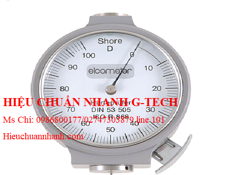 Hiệu chuẩn máy đo độ cứng Shore ELCOMETER 3120 (Shore D).Hiệu chuẩn nhanh G-tech