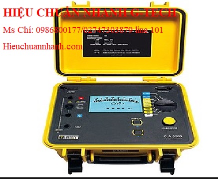 Hiệu chuẩn thiết bị đo điện trở cách điện Chauvin Arnoux C.A 6505 (5.1KV).Hiệu chuẩn nhanh G-tech Hiệu chuẩn thiết bị đo điện trở cách điện Chauvin Arnoux C.A 6505 (5.1KV).Hiệu chuẩn nhanh G-tech