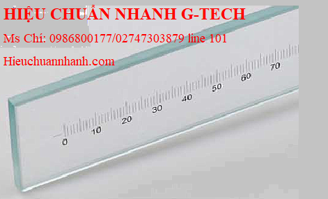 Mua bán thước thủy tinh độ chính xác cao HongCheng HBL01-300 (330mm/0.1mm).Hiệu chuẩn G-tech