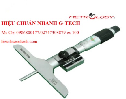 Phân Phối Panme Đo Sâu Cơ Khí (Chữ Số Cơ Học) 0-25mm, Model: DM-9007D Kèm Hiệu Chuẩn  Phân Phối Panme Đo Sâu Cơ Khí (Chữ Số Cơ Học) 0-25mm, Model: DM-9007D Kèm Hiệu Chuẩn