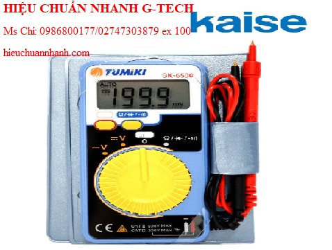 Phân phối Đồng Hồ Vạn Năng Cầm Tay Chỉ Thị Số, Model: SK-6500 Kèm Hiệu Chuẩn  Phân phối Đồng Hồ Vạn Năng Cầm Tay Chỉ Thị Số, Model: SK-6500 Kèm Hiệu Chuẩn