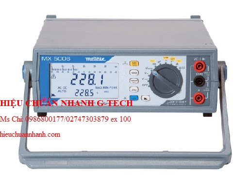 Phân Phối Đồng Hồ Vạn Năng Để Bàn, Model: MTX 5006 Kèm Hiệu Chuẩn Phân Phối Đồng Hồ Vạn Năng Để Bàn, Model: MTX 5006 Kèm Hiệu Chuẩn