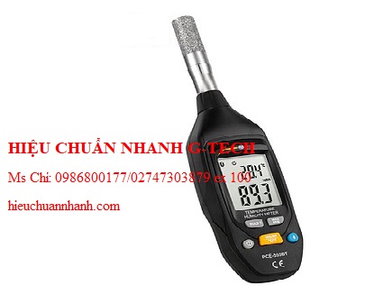 Hiệu chuẩn nhiệt ẩm kế PCE 555BT (0-100 % RH; Bluetooth). Hiệu chuẩn nhanh G-tech