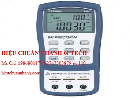 Hiệu chuẩn thiết bị đo LCR/ESR cho linh kiện gián BKPRECISION 885 (10khz). Hiệu chuẩn nhanh G-tech Hiệu chuẩn thiết bị đo LCR/ESR cho linh kiện gián BKPRECISION 885 (10khz). Hiệu chuẩn nhanh G-tech