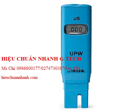 Hiệu chuẩn bút đo EC HANNA HI98304 (0.00〜19.99 mS / cm). Hiệu chuẩn nhanh G-tech