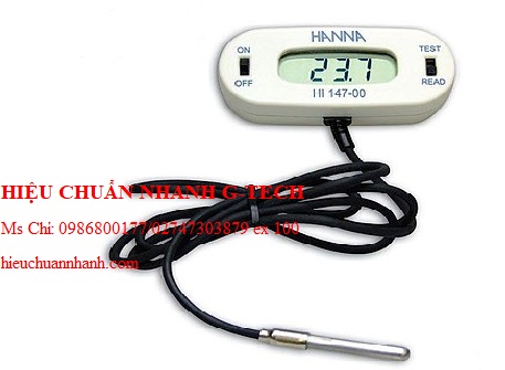 Hiệu chuẩn máy đo nhiệt độ HANNA HI147-00 (-50 - 150°C). Hiệu chuẩn nhanh G-tech