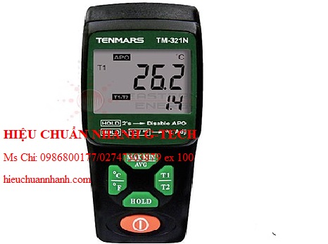 Hiệu chuẩn máy đo nhiệt độ tiếp xúc TENMARS TM-321N (-200 ° C-1372 ° C (-328 ° F ~ 2501 ° F)). Hiệu chuẩn nhanh G-tech