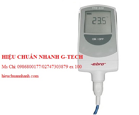 Hiệu chuẩn nhiệt kế EBRO TFE 510 (1340-5510) (-50°C...300°C, ±0.5°C). Hiệu chuẩn nhanh G-tech
