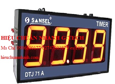 Hiệu chuẩn  đồng hồ bấm giờ Jumbo Sansel DTJ 71A (4 chữ số 8"). Hiệu chuẩn nhanh G-tech