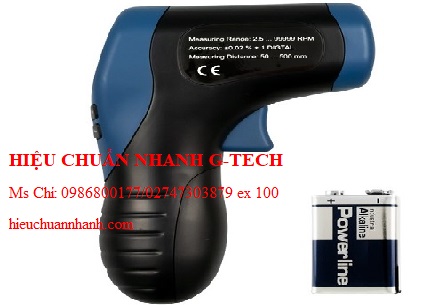  Hiệu chuẩn PCE DT 50 Digital Laser Tachometer (2,5~99.999RPM, + 0,02%).Hiệu chuẩn nhanh G-tech