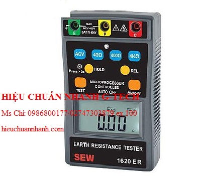 Hiệu chuẩn  máy đo điện trở đất 3 dây SEW 1620 ER (4kΩ). Hiệu chuẩn nhanh G-tech