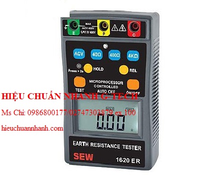 Hiệu chuẩn  máy đo điện trở đất 3 dây SEW 1620 ER (4kΩ). Hiệu chuẩn nhanh G-tech Hiệu chuẩn  máy đo điện trở đất 3 dây SEW 1620 ER (4kΩ). Hiệu chuẩn nhanh G-tech