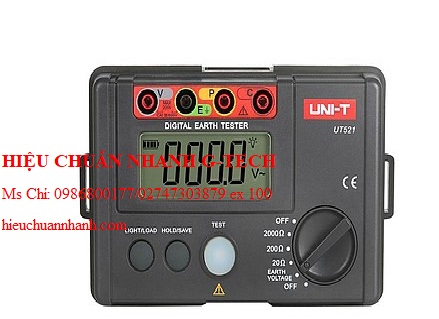 Hiệu chuẩn máy đo điện trở đất UNI-T UT521 (2000Ω,200V). Hiệu chuẩn nhanh G-tech