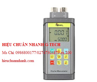 Hiệu chuẩn  máy đo chênh áp TPI 665L (±101.5 psi). Hiệu chuẩn nhanh G-tech