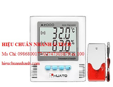 Hiệu chuẩn máy đo và cảnh báo nhiệt độ độ ẩm HUATO A2000-EX. Hiệu chuẩn nhanh G-tech
