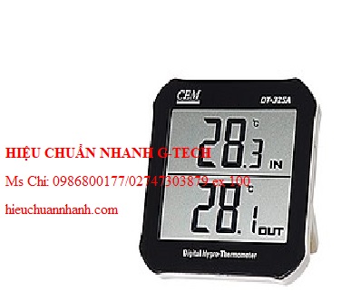 Hiệu chuẩn máy đo Nhiệt độ & độ ẩm để bàn CEM DT-325B (-10~60°C, 10~99%RH). Hiệu chuẩn nhanh G-tech