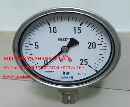 Hiệu chuẩn đồng hồ đo áp suất SterlingSensors RCh160321B (0-21 bar (0-300 PSI)). Hiệu chuẩn nhanh G-tech