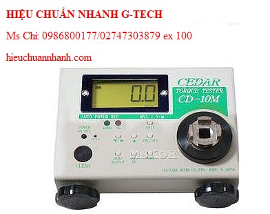Hiệu chuẩn thiết bị đo momen xoắn CEDAR CD-10M (0.010～1N・m). Hiệu chuẩn nhanh G-tech