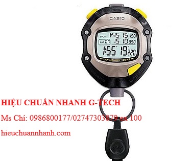 Hiệu chuẩn đồng hồ bấm giây CASIO HS-70W. Hiệu chuẩn nhanh G-tech Hiệu chuẩn đồng hồ bấm giây CASIO HS-70W. Hiệu chuẩn nhanh G-tech