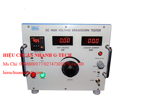  Hiệu chuẩn thiết bị kiểm tra điện áp đánh thủng ZEAL ZMHV20D-100 (20kV/100mA). Hiệu chuẩn nhanh G-tech